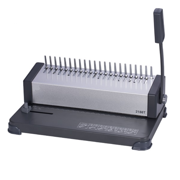 Binding Comb Plastic - เครื่องเข้าเล่มแบบหวีพลาสติก A4 รุ่น 2188T สำหรับโต๊ะทำงาน เครื่องเจาะรู