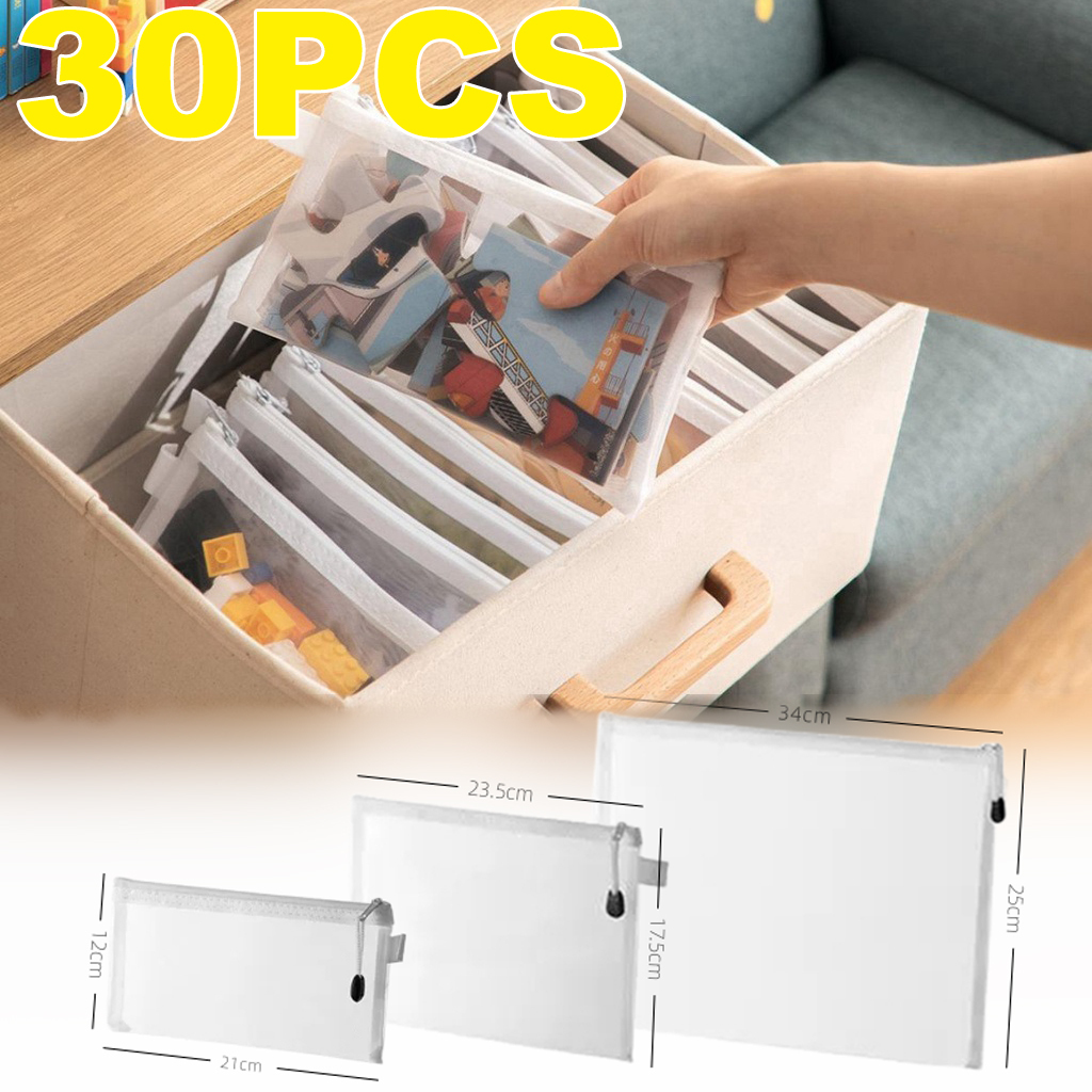 File Folder Hanging - ตาข่ายซิปแฟ้มกระเป๋ากันน้ําความชื้นซิปโฟลเดอร์กระเป๋าเก็บของเล่นเครื่องมือเก็บเครื่องสําอางค์กระเป๋า