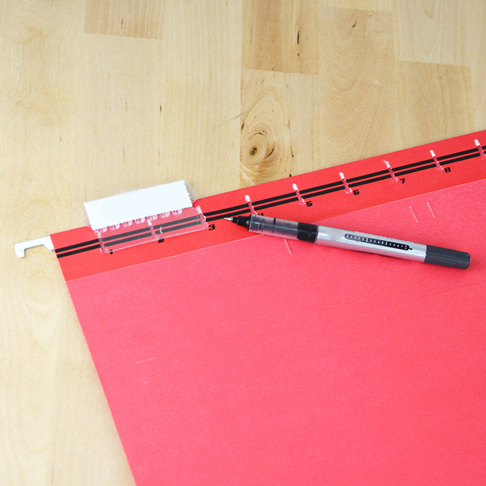 File Folder Hanging - ชุดแฟ้มเอกสารแบบแขวน 14 ชิ้น พรีเมียม กระดาษหนา สำหรับจัดเก็บเอกสารทางการเงิน