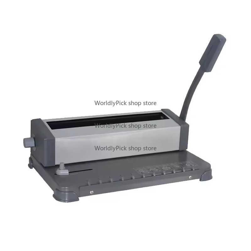 Binding Comb Plastic - เครื่องเข้าเล่มเอกสารแบบตั้งโต๊ะ A4 แบบใช้หวีพลาสติก 34 รู พร้อมวงแหวนยาง