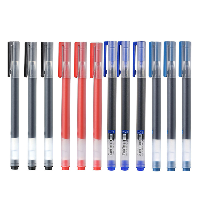 Stationery Supply Business - 12/6 ชิ้น/ล็อตเจลปากกาหมึก 0.5 มม.Super ทนทานป้ายปากกา Caneta