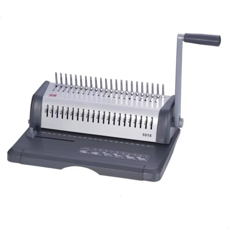 Binding Comb Plastic - เครื่องเข้าเล่มแบบหวีพลาสติก รุ่น WD-5018 สำหรับกระดาษขนาด A4 ใช้งานด้วยมือ
