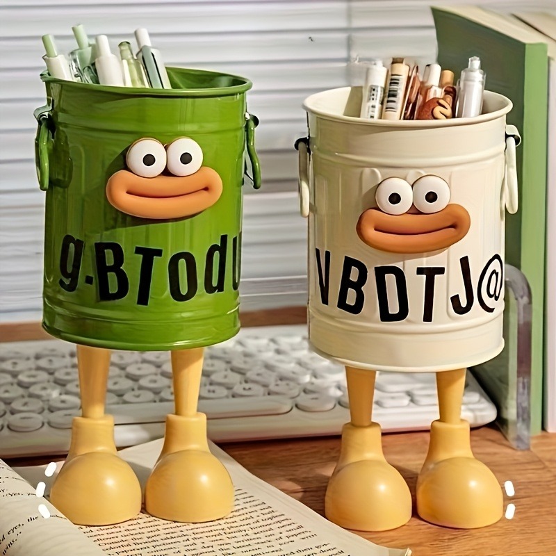Ideal Stationery & Office Supply - ที่ใส่ปากกาลายการ์ตูนรูปไส้กรอก 1 ชิ้น, ชั้นวางเครื่องเขียนสำหรับการเรียนที่บ้าน, กล่องเก็บของบนโต๊ะ, ของขวัญที่เหมาะสำหรับอุปกรณ์การเรียนที่บ้าน
