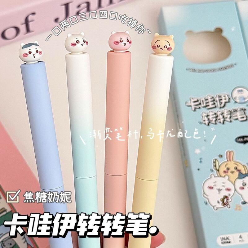 Office Supply Office Stationery Items - ปากกาเจล Chiikawa Twist ลายการ์ตูนน่ารัก Usagi Hachiware