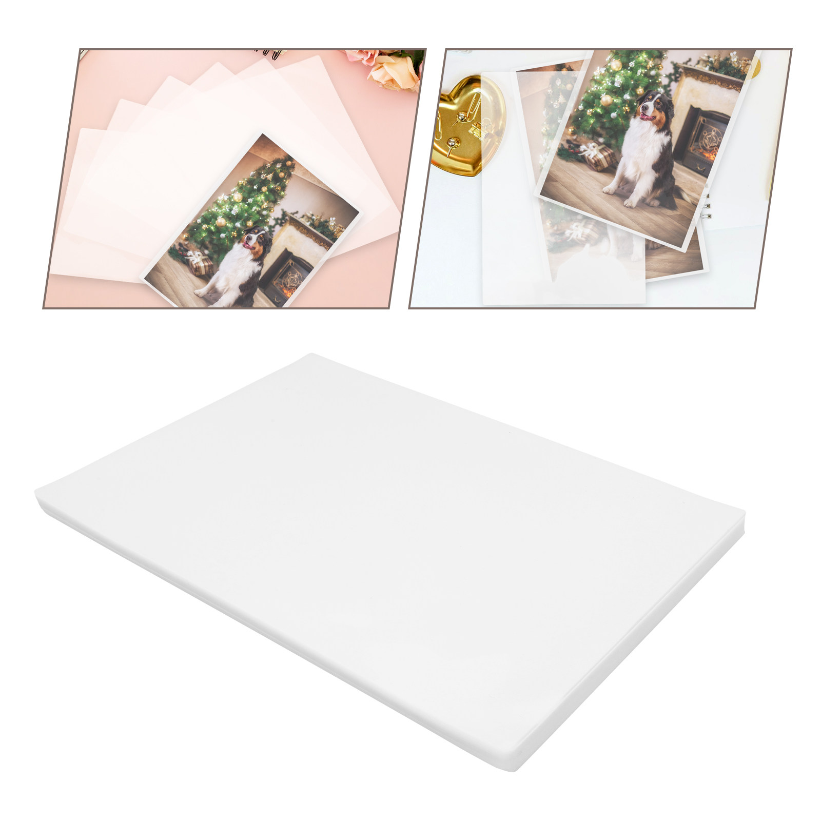 Document Laminator Pouch - ซองเคลือบความร้อนใส A4 จำนวน 100 ชิ้น สำหรับรูปภาพ