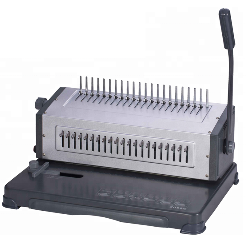 Binding Comb Plastic - เครื่องเข้าเล่มแบบหวีพลาสติกสำหรับสำนักงาน ขนาด A4 (WD-2088C)