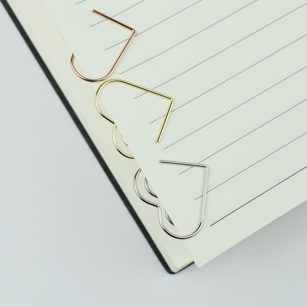 ชุดคลิปหนีบกระดาษรูปหัวใจ 12 ช - Binder Clip Assorted บทวิจารณ์และราคา