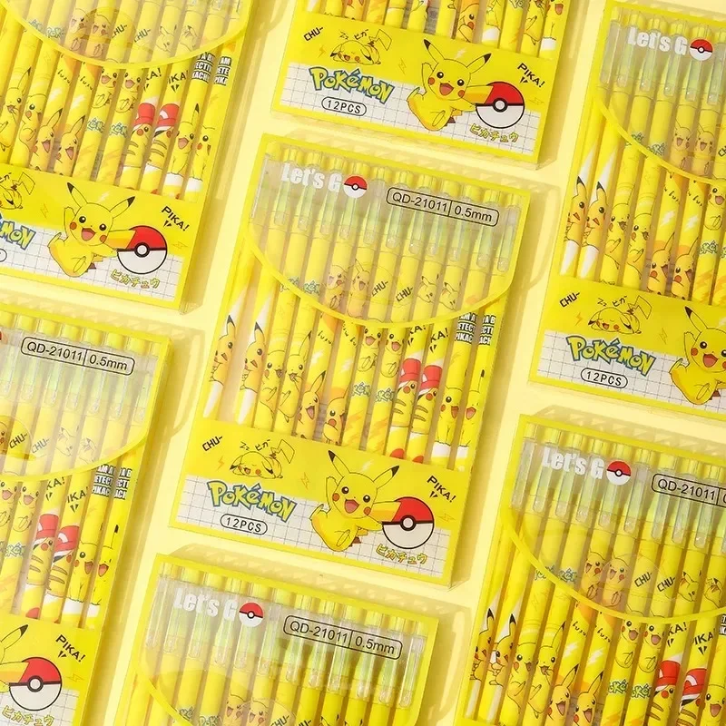 12 ชิ้น โปเกมอน ปิกาจู ปากกาเจ - Office Supply Office Stationery Items บทวิจารณ์และราคา