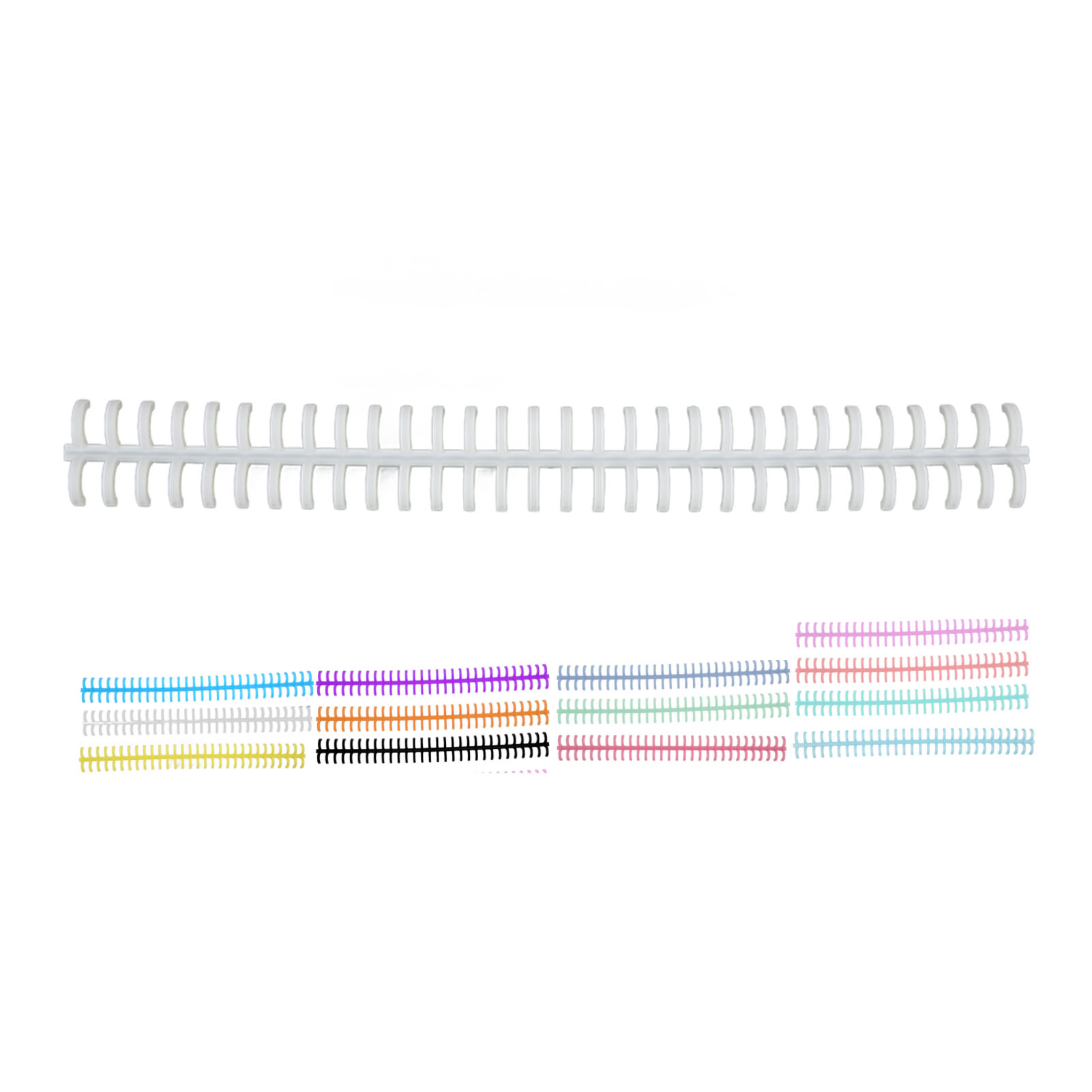 10 ชิ้น หวีเข้าเล่มแบบหลวม 30  - Binding Comb Plastic บทวิจารณ์และราคา