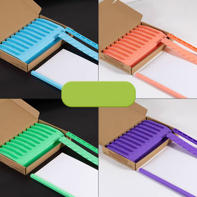 แถบพลาสติก PVC สำหรับเข้าเล่มแ - Binding Comb Plastic บทวิจารณ์และราคา