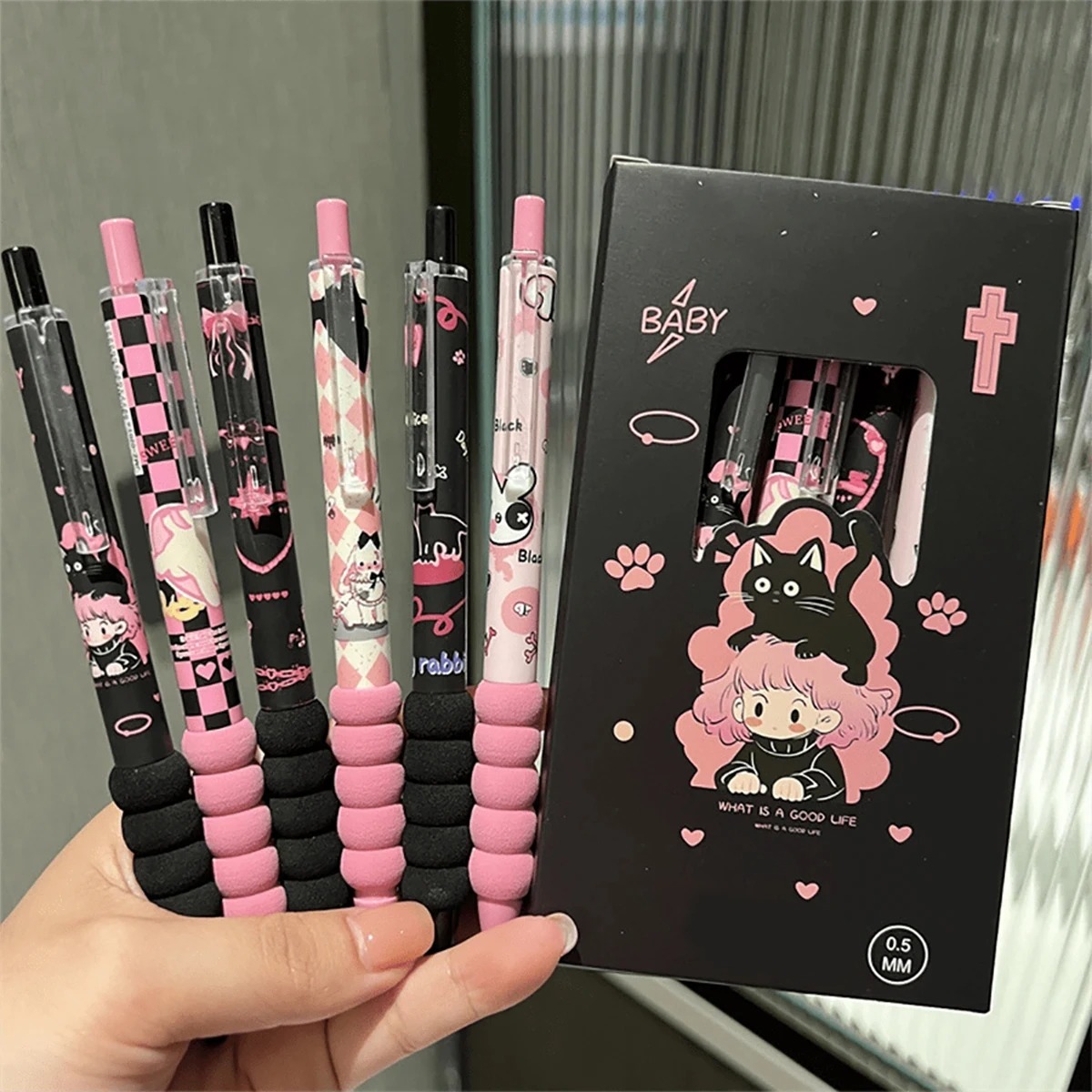 ชุดปากกาสีกลางน่ารักทันสมัย 6  - Ideal Stationery & Office Supply บทวิจารณ์และราคา
