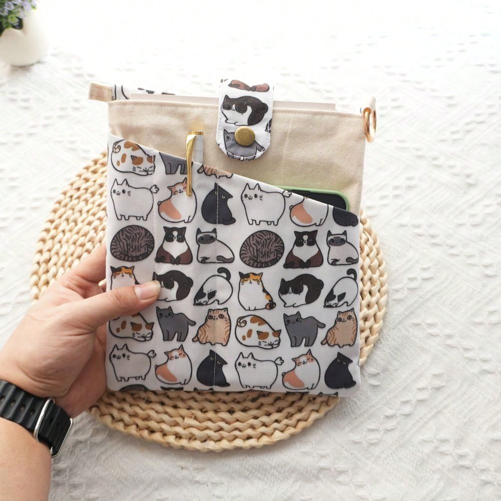 1PC Mellow Cat ผ้าใบกระเป๋าหนั - Ideal Stationery & Office Supply บทวิจารณ์และราคา