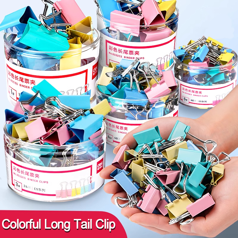 40 ชิ้น/ชุด คลิปหนีบกระดาษโลหะ - Binder Clip Assorted บทวิจารณ์และราคา