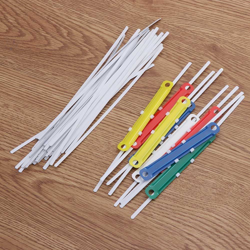 50ชิ้น/เซ็ตแฟ้มกระดาษยึดพลาสติ - Binder Clip Assorted บทวิจารณ์และราคา