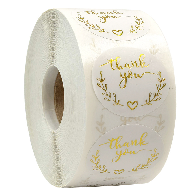 100-500 PCS ทองสติกเกอร์สําหรั - Stationery Supply Business บทวิจารณ์และราคา