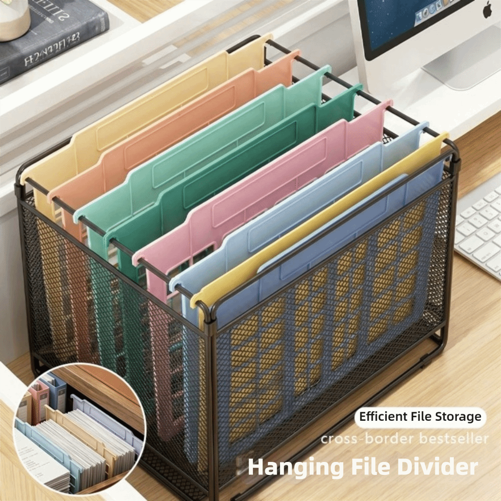 8 ชิ้น แฟ้มแขวนพลาสติกทนทาน A4 - File Folder Hanging บทวิจารณ์และราคา