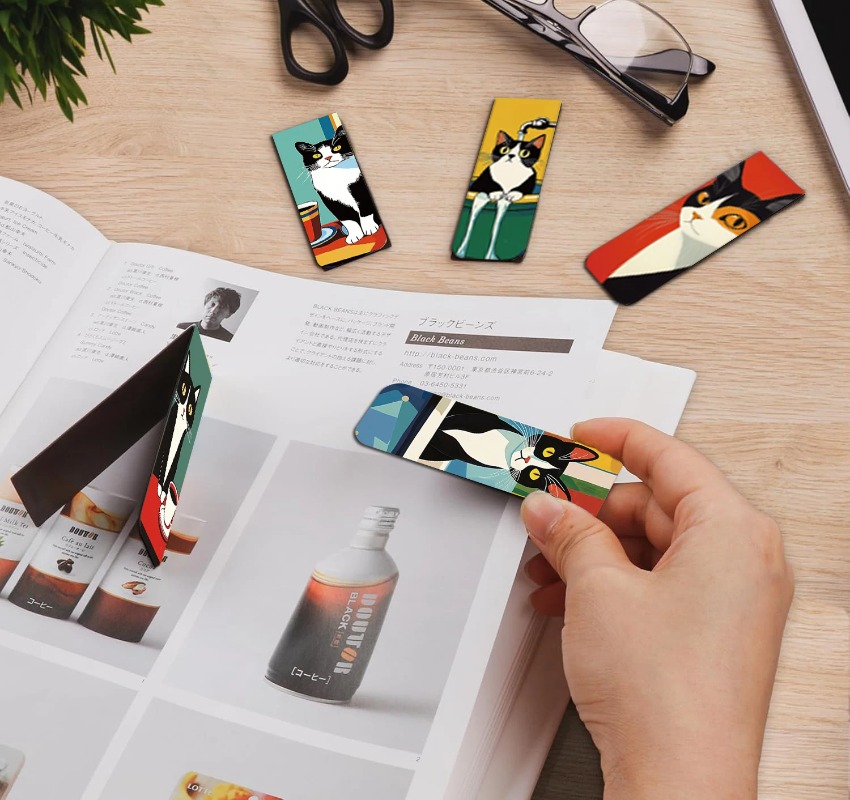 ที่คั่นหนังสือแม่เหล็กแมว 5 ชิ - Office Supply Office Stationery Items บทวิจารณ์และราคา