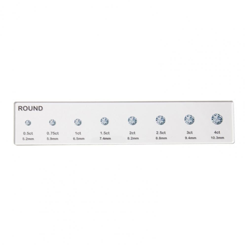 ชุดไม้บรรทัดวัดขนาดเพชรเทียม 3 - Ruler Set Transparent บทวิจารณ์และราคา