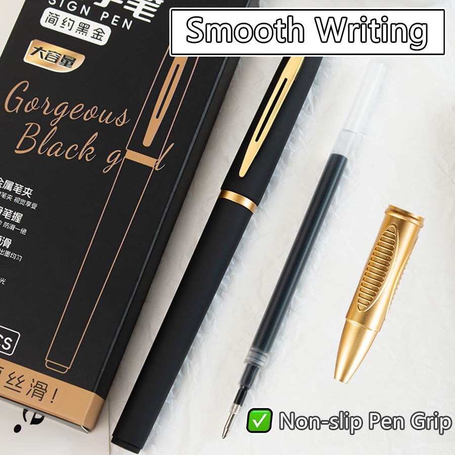 5 ชิ้น/แพ็คปากกาเจลขนาดใหญ่ 0. - Stationery Supply Business บทวิจารณ์และราคา