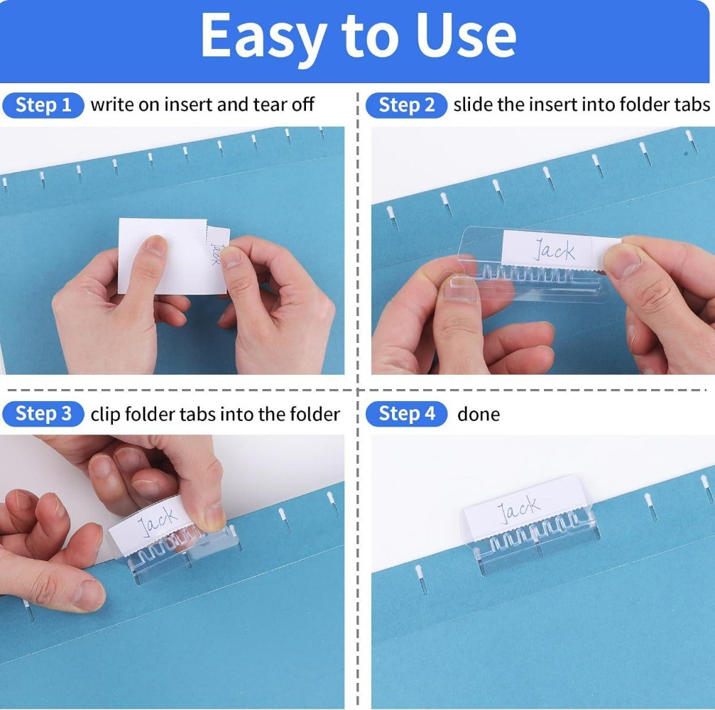 20-60 ชิ้นแท็บโฟลเดอร์แบบใส แท - File Folder Hanging บทวิจารณ์และราคา