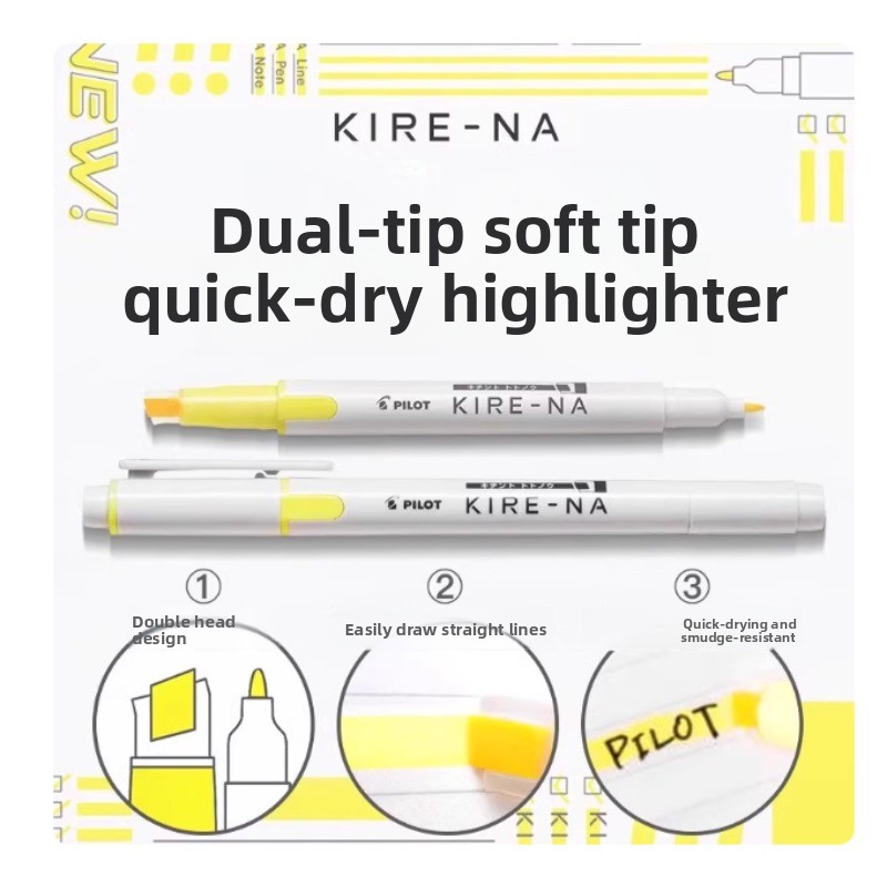 PILOT KIRE-NA ชุดปากกาเน้นข้อค - Highlighter Set Pastel บทวิจารณ์และราคา