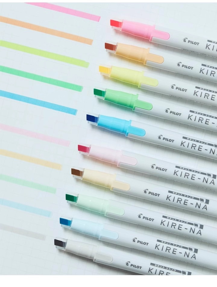 PILOT KIRE-NA ชุดปากกาเน้นข้อค - Highlighter Set Pastel บทวิจารณ์และราคา