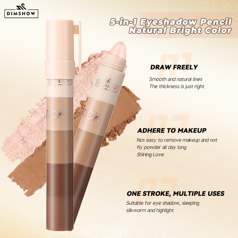 ปากกาอายแชโดว์ 5-in-1 แบบไม่ต้ - Highlighter Set Pastel บทวิจารณ์และราคา