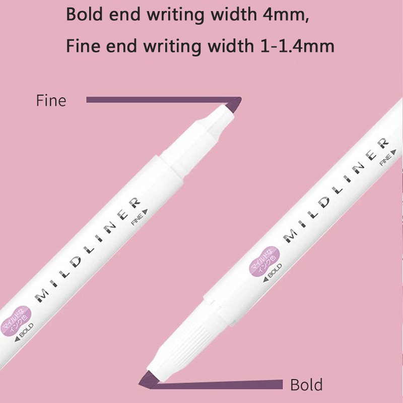 ใหม่ ZEBRA Mildliner Highlight - Highlighter Set Pastel บทวิจารณ์และราคา