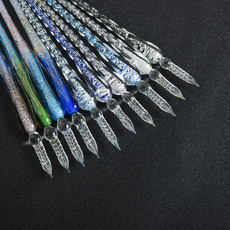 ชุดปากกาจุ่มแก้วคริสตัลสีพร้อม - Stationery Supplier บทวิจารณ์และราคา