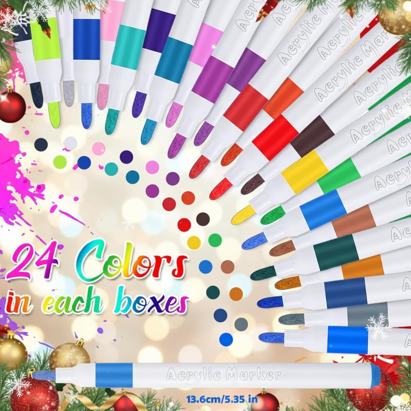ปากกาสีอะคริลิค 12/24/36 สี หั - Highlighter Set Pastel บทวิจารณ์และราคา
