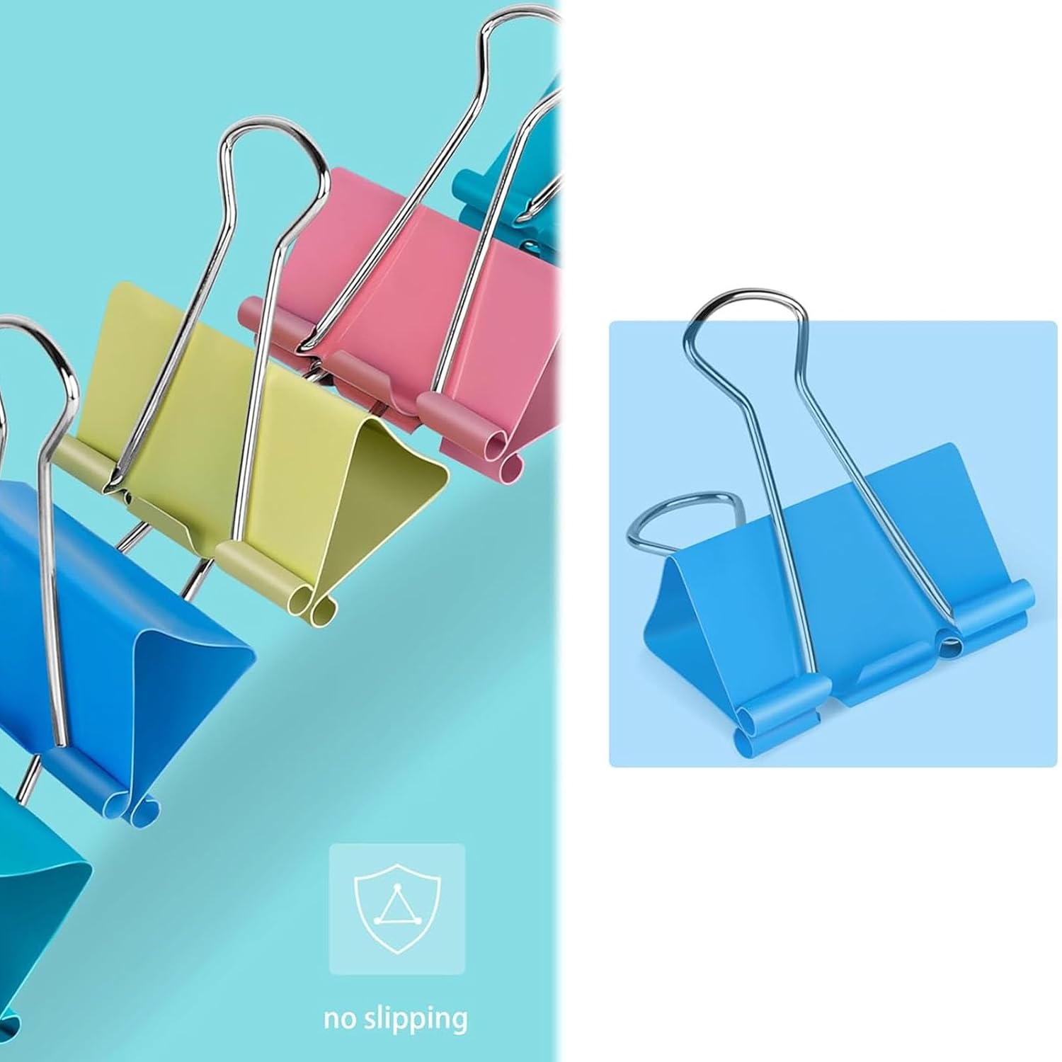 คลิปหนีบกระดาษแบบพับได้, คลิปห - Binder Clip Assorted บทวิจารณ์และราคา