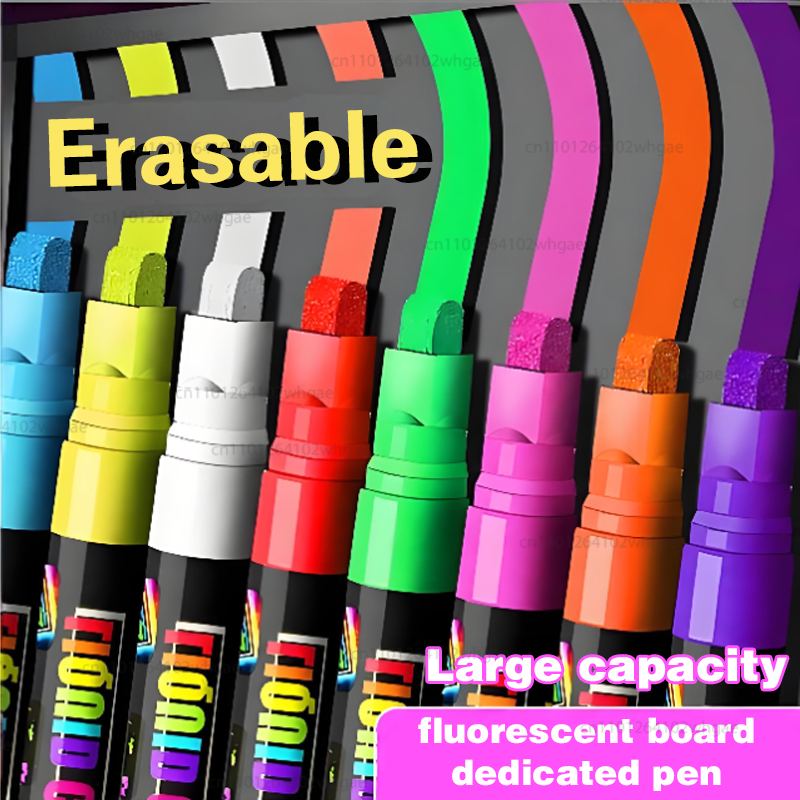 ปากกาเน้นข้อความแบบลบได้ 8 สี  - Highlighter Set Pastel บทวิจารณ์และราคา