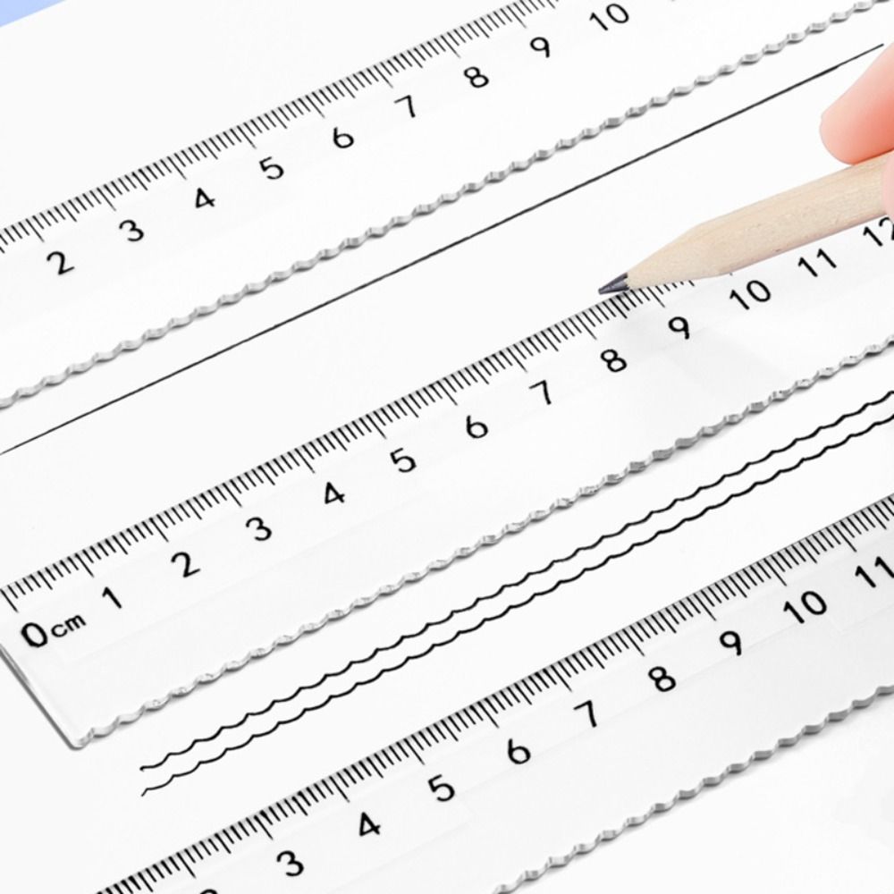 ชุดเครื่องเขียน 8 ชิ้น/ชุด ประ - Ruler Set Transparent บทวิจารณ์และราคา