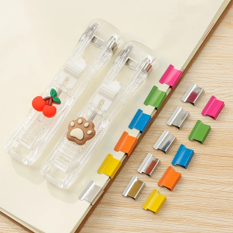 ใหม่ Push คลิปเย็บกระดาษ Stapl - Binder Clip Assorted บทวิจารณ์และราคา