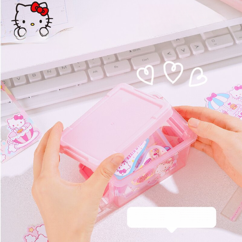 กล่องเก็บของบนโต๊ะทำงานลายเฮลโ - Office Supply Office Stationery Items บทวิจารณ์และราคา