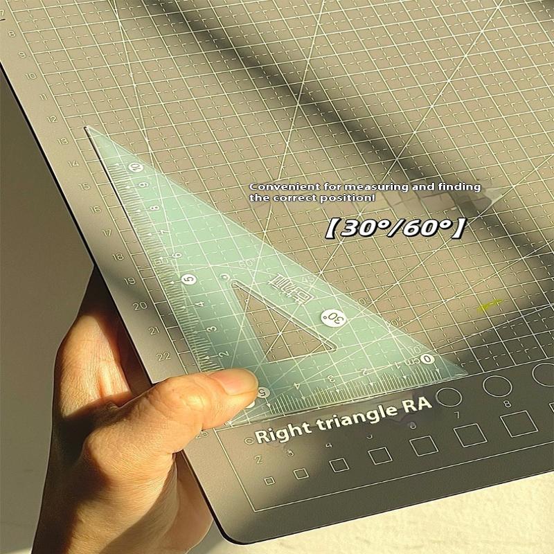 4 ชิ้น/ชุด ไม้บรรทัดใส ของขวัญ - Ruler Set Transparent บทวิจารณ์และราคา