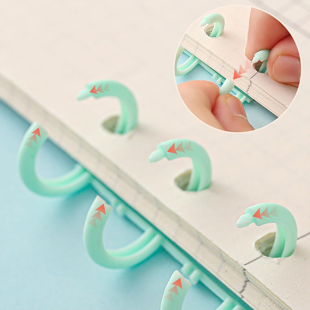 ห่วงเข้าเล่มแบบหลวม 5/10 ชิ้น  - Binding Comb Plastic บทวิจารณ์และราคา