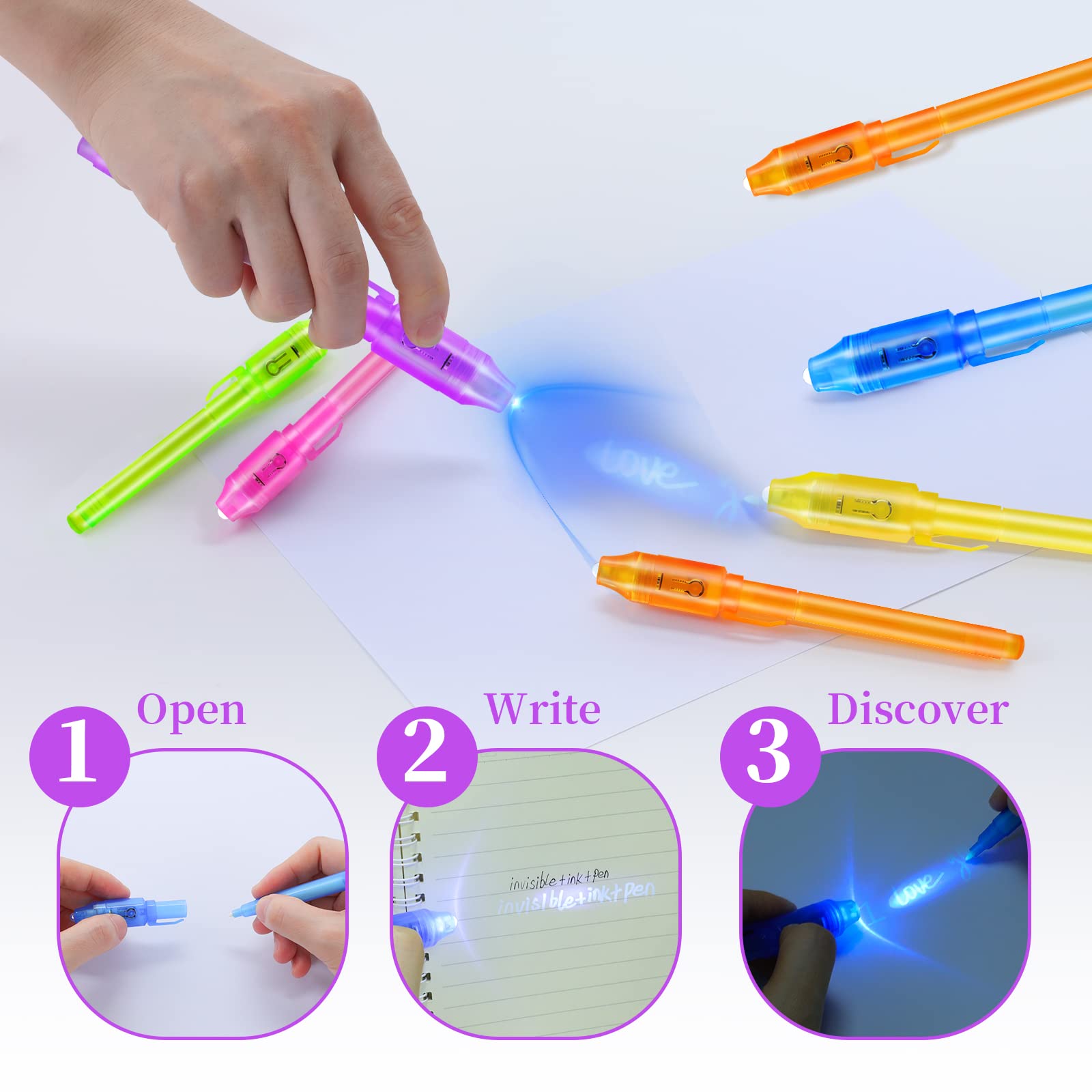 10pcs หมึกที่มองไม่เห็นปากกา M - Highlighter Set Pastel บทวิจารณ์และราคา