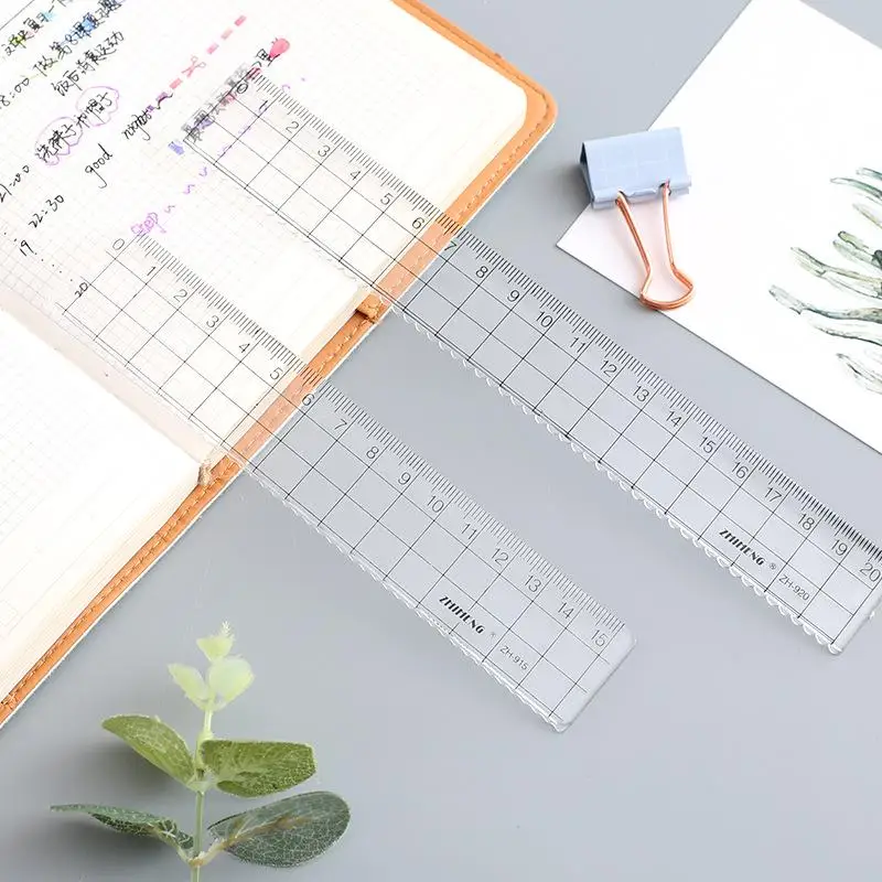 ไม้บรรทัดสี่เหลี่ยมใสขนาด18ซม. - Ruler Set Transparent บทวิจารณ์และราคา