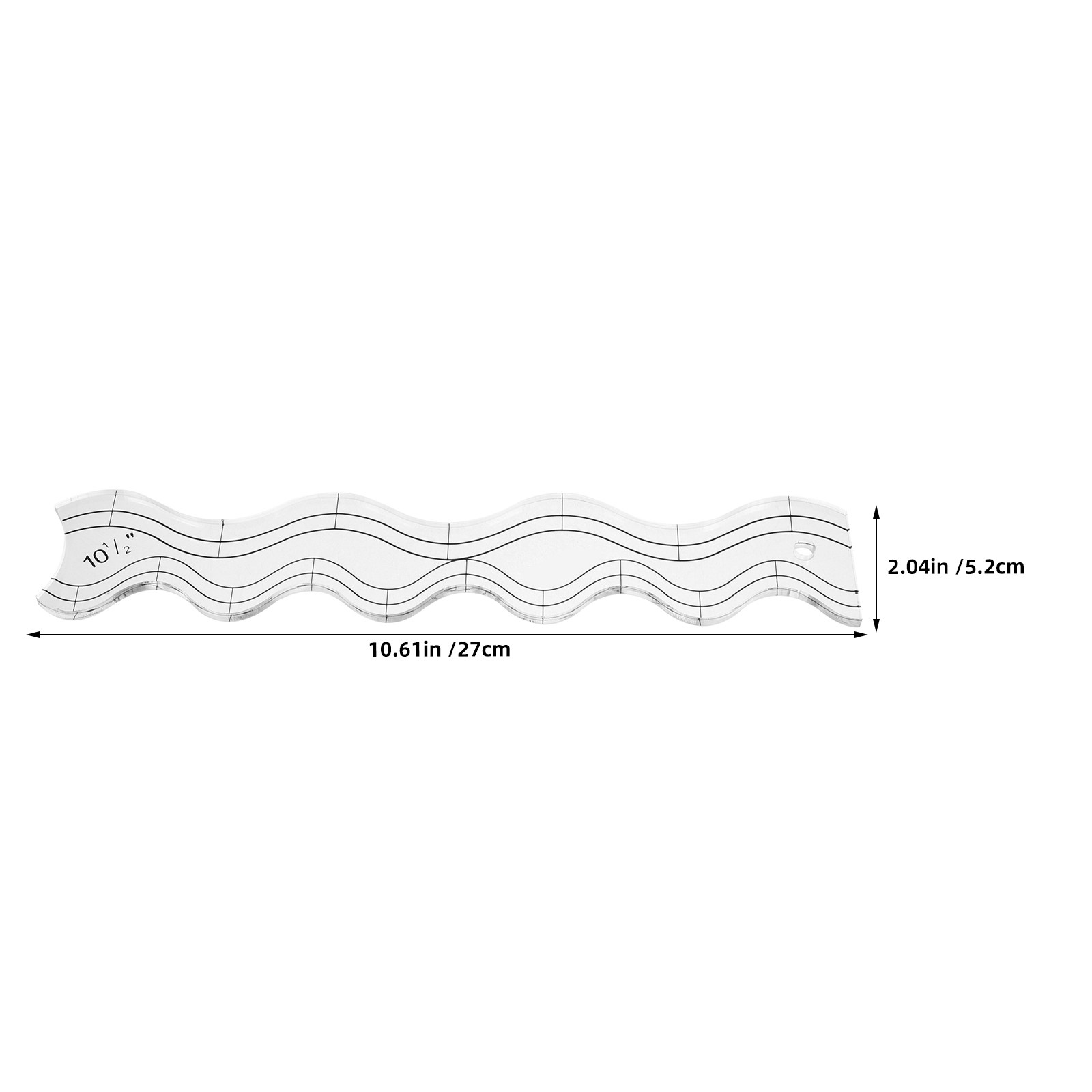 ชุดไม้บรรทัดอะคริลิกใส 2 ชิ้น  - Ruler Set Transparent บทวิจารณ์และราคา
