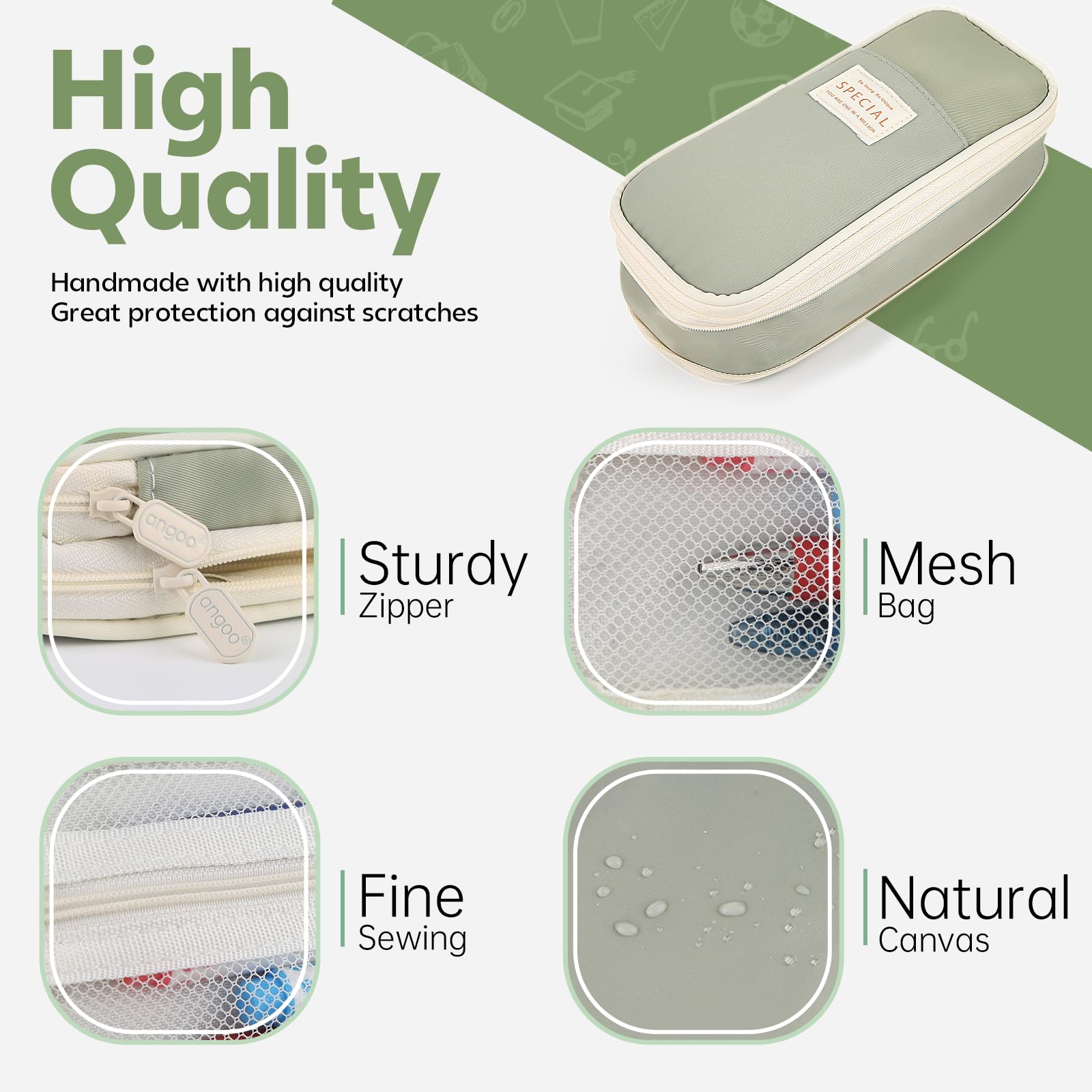 กล่องใส่ดินสอสีเขียวขนาดใหญ่ ก - Ideal Stationery & Office Supply บทวิจารณ์และราคา