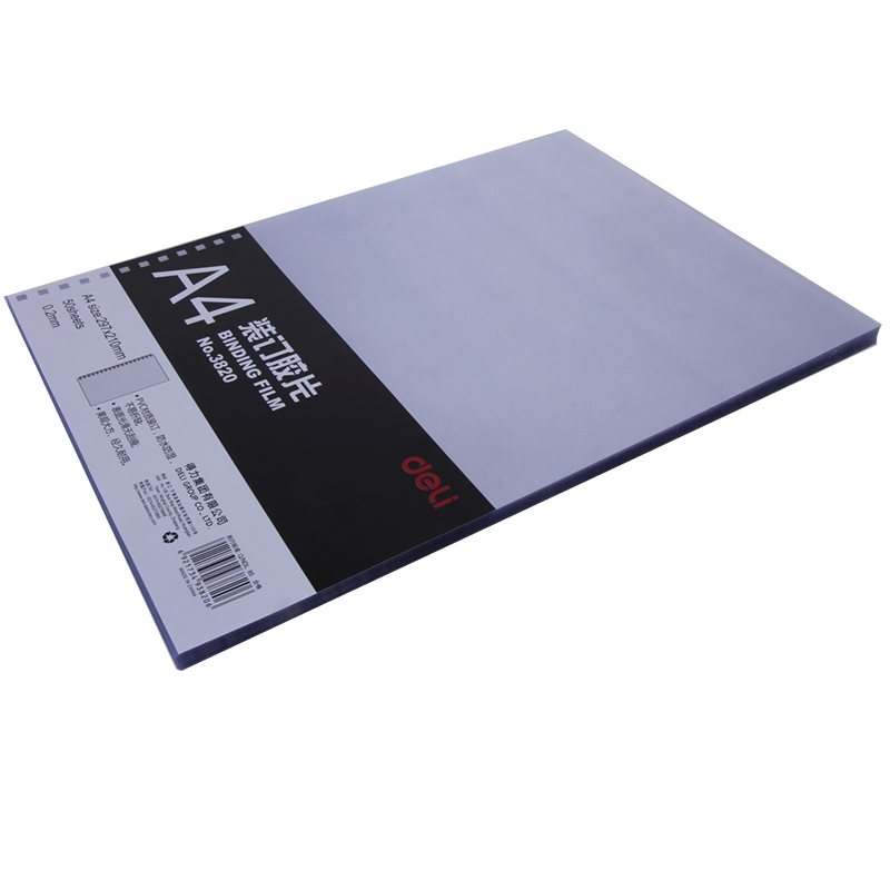 50 ชิ้น Deli 3820 A4 PVC ฟิล์ม - Binding Comb Plastic บทวิจารณ์และราคา