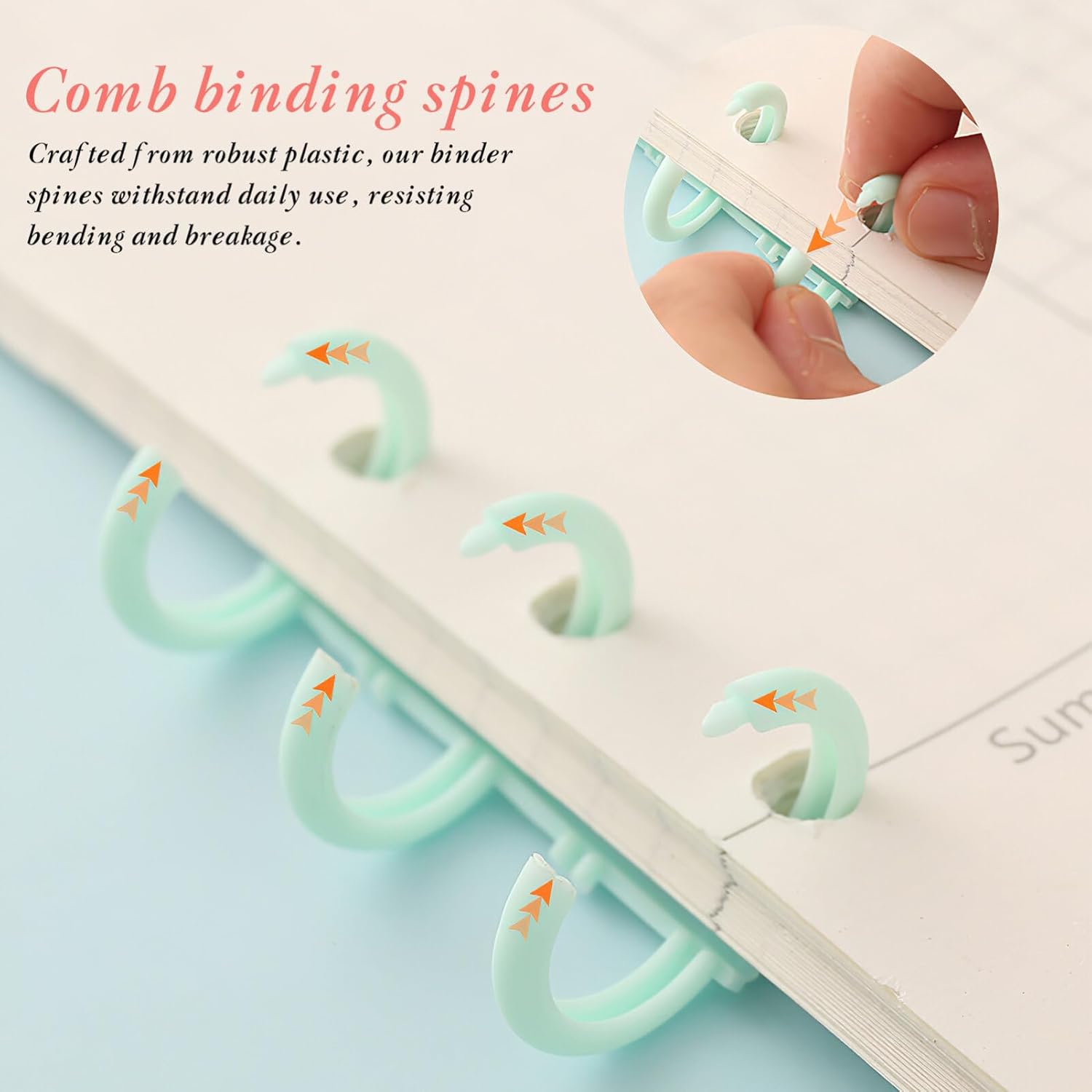 5/10pcs หวีมีผลผูกพัน 30 แหวนพ - Binding Comb Plastic บทวิจารณ์และราคา